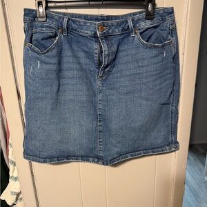 Blue Denim Skirt